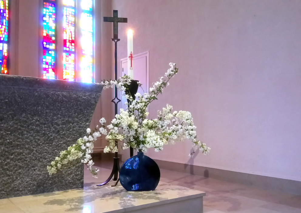 fleurs eglise mariage petite fleur